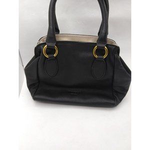 Margot NY Jennie Frame Satchel Handbag kiss lock clutch FLAWED Closure READ